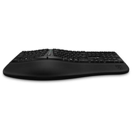 CONNECT IT CKB-2800-CS - Ergonoomiline juhtmevaba klaviatuur CZ/SK lokalisatsiooniga must