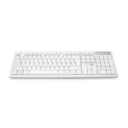 CONNECT IT CKB-3010-CS - Multimeedia juhtmevaba klaviatuur CZ/SK lokalisatsiooniga 2xAAA valge