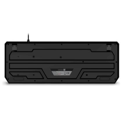 CONNECT IT CKB-3530-DD - LED RGB Juhtmega mänguri klaviatuur CZ/SK lokalisatsiooniga must