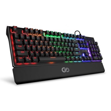 CONNECT IT CKB-7050-CS - LED RGB Juhtmega mänguri klaviatuur CZ/SK lokalisatsiooniga must