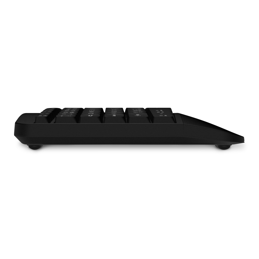 CONNECT IT CKM-6010-CS - Ergonoomiline juhtmevaba klaviatuur ja hiir 800/1200/1600/2400 DPI CZ/SK lokalisatsiooniga 1xAA + 2xAAA must