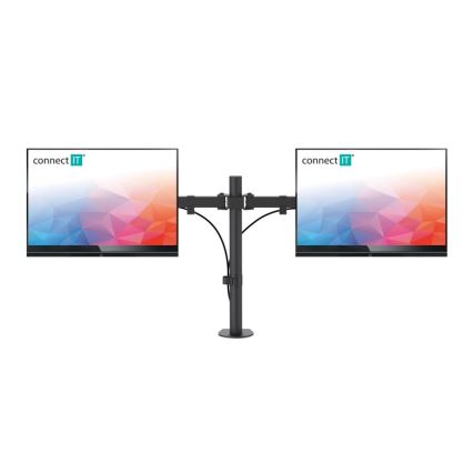 CONNECT IT CMF-3203-BK - Universaalne hoidik 2 monitorile 13-32” must