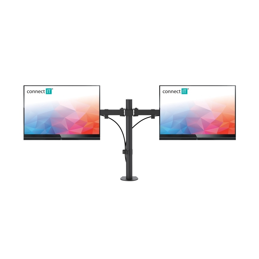 CONNECT IT CMF-3203-BK - Universaalne hoidik 2 monitorile 13-32” must