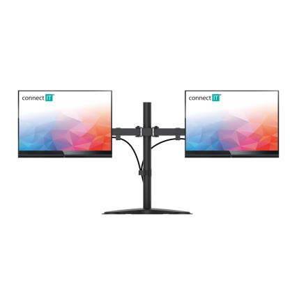 CONNECT IT CMF-3204-BK - Universaalne hoidik 2 monitorile 13-32” must