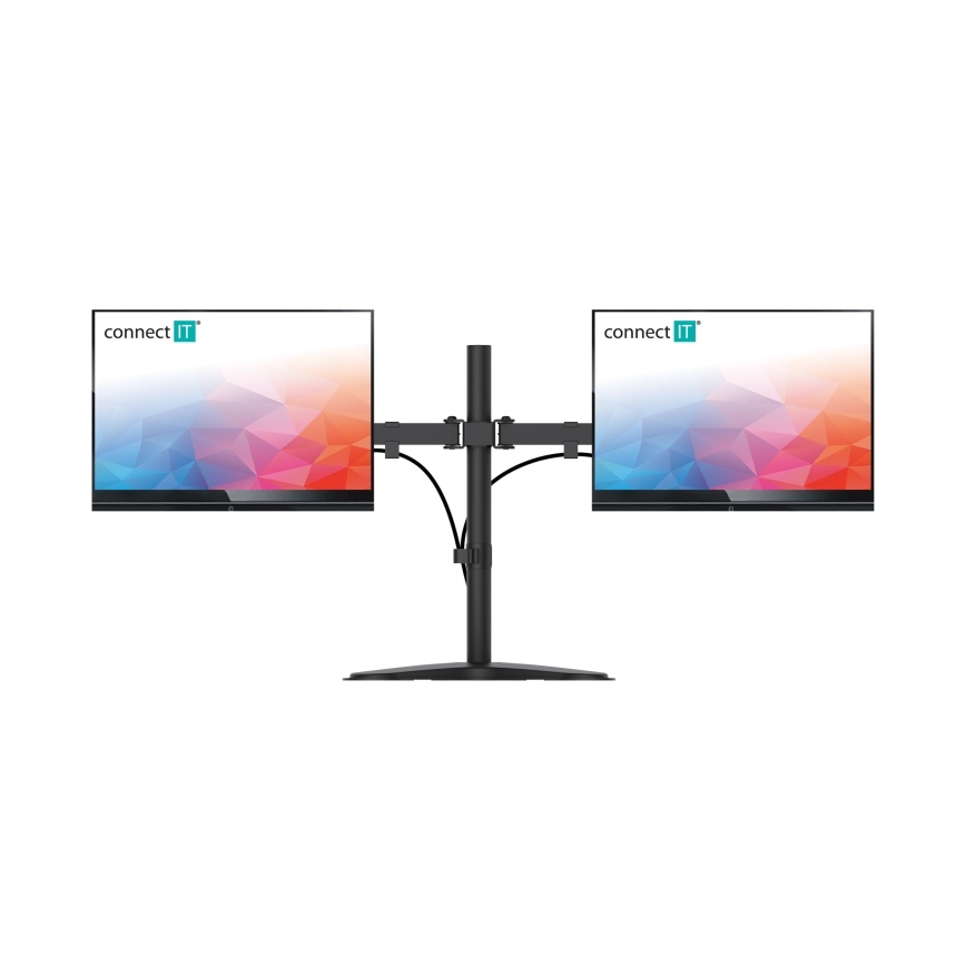 CONNECT IT CMF-3204-BK - Universaalne hoidik 2 monitorile 13-32” must
