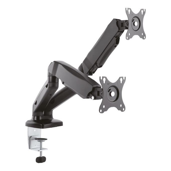CONNECT IT CMF-3207-BK - Universaalne hoidik 2 monitorile 13-27” must