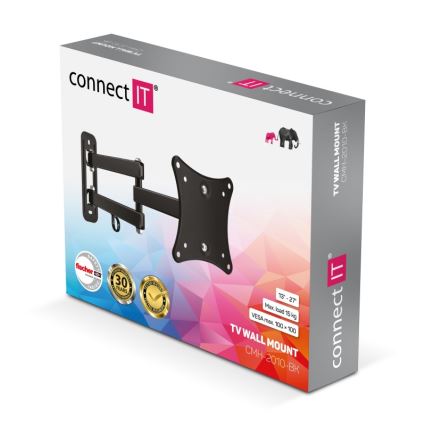 CONNECT IT CMH-2010-BK - Seinakinnitus telerile 13-27” must