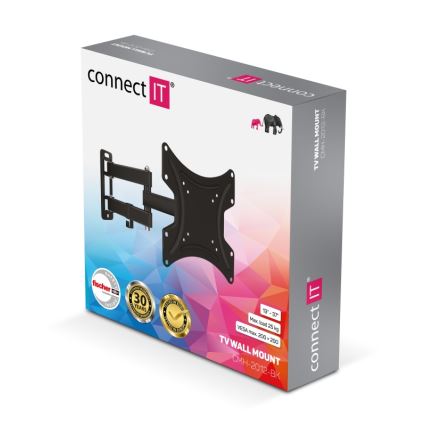 CONNECT IT CMH-2012-BK - Seinakinnitus telerile 13-37” must