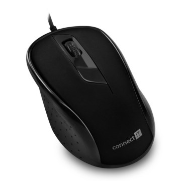 CONNECT IT CMO-1200-BK - Juhtmega hiir 1000 DPI must