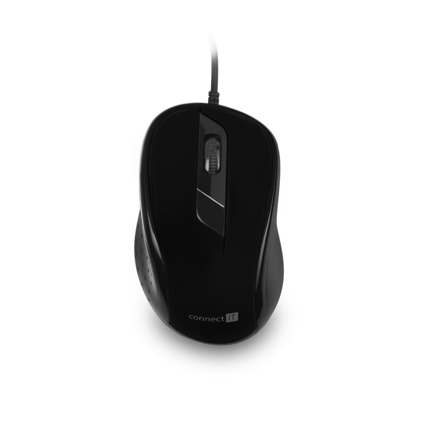 CONNECT IT CMO-1200-BK - Juhtmega hiir 1000 DPI must
