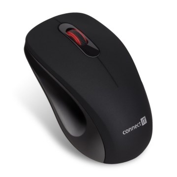 CONNECT IT CMO-2230-BK - Juhtmevaba hääletu hiir MUTE 1200 DPI 1xAA must