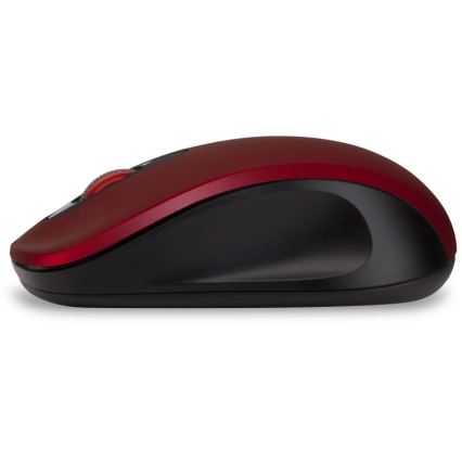 CONNECT IT CMO-2230-RD - Juhtmevaba hääletu hiir MUTE 1200 DPI 1xAA must/punane