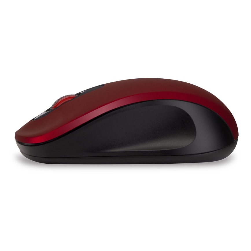 CONNECT IT CMO-2230-RD - Juhtmevaba hääletu hiir MUTE 1200 DPI 1xAA must/punane