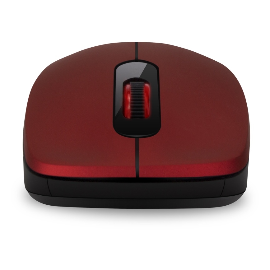 CONNECT IT CMO-2230-RD - Juhtmevaba hääletu hiir MUTE 1200 DPI 1xAA must/punane