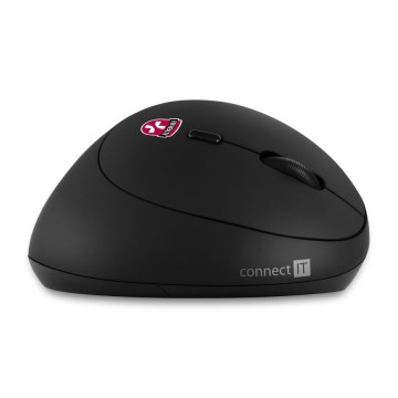 CONNECT IT CMO-2600-BK - Ergonoomiline traadita hiir 800/1200/1600 DPI 1xAA must