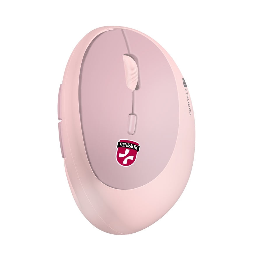 CONNECT IT CMO-2600-PK - Ergonoomiline juhtmevaba hiir 800/1200/1600 DPI 1xAA roosa