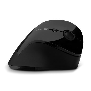 CONNECT IT CMO-2700-BK - Ergonoomiline juhtmevaba hiir 800/1200/1600 DPI 1xAA must