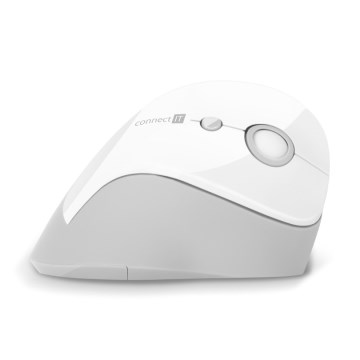 CONNECT IT CMO-2700-WH - Ergonoomiline juhtmevaba hiir 800/1200/1600 DPI 1xAA valge