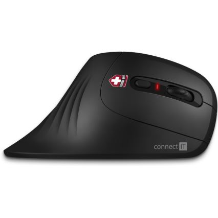 CONNECT IT CMO-2900-BK - Ergonoomiline juhtmevaba hiir 800/1200/1600 DPI 1xAA must