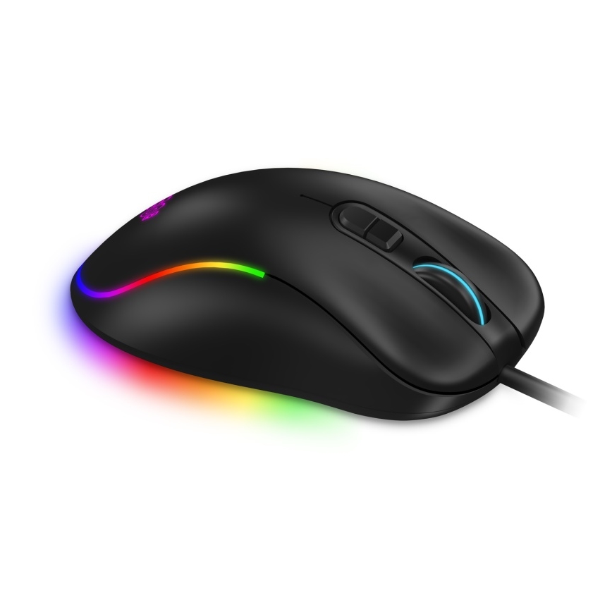 CONNECT IT CMO-3589-BK - LED RGB Juhtmega mänguri hiir 200-7200 DPI must