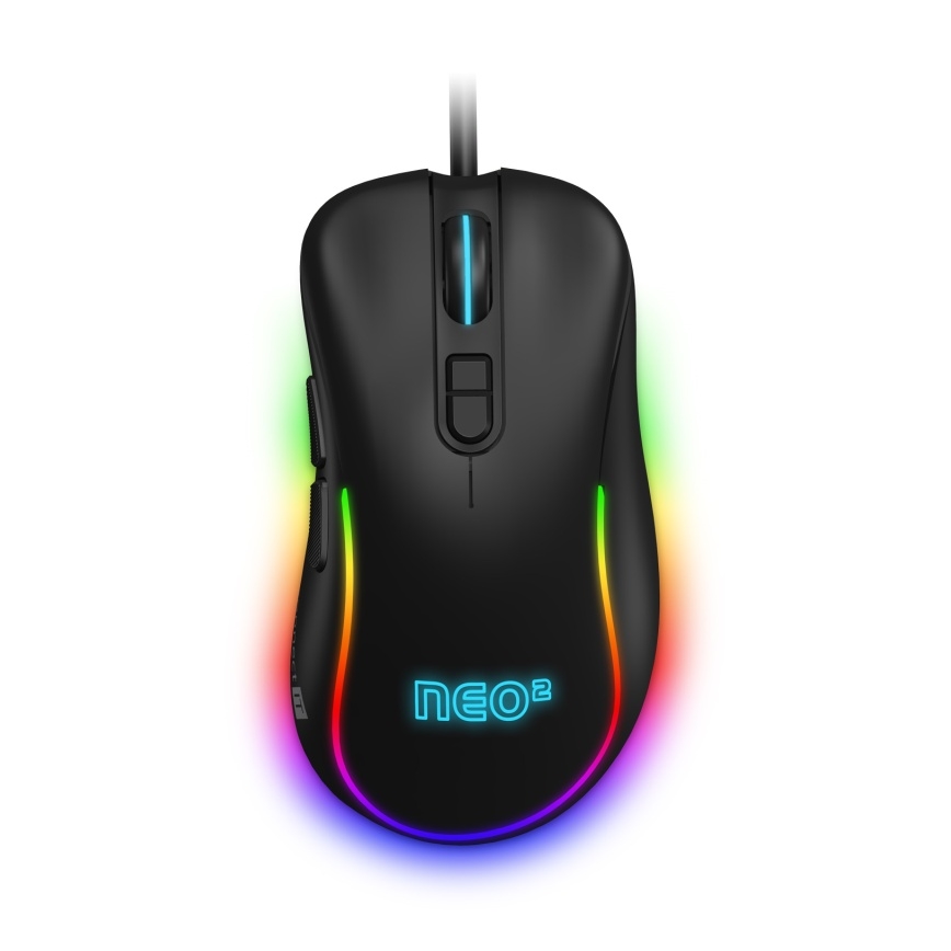 CONNECT IT CMO-3589-BK - LED RGB Juhtmega mänguri hiir 200-7200 DPI must