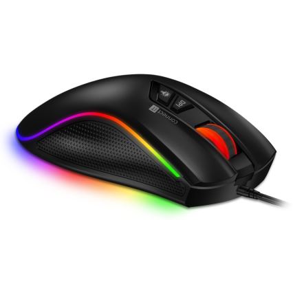 CONNECT IT CMO-3591-BK - LED RGB Juhtmega mängurihiir 500-7200 DPI must