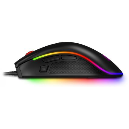 CONNECT IT CMO-3591-BK - LED RGB Juhtmega mängurihiir 500-7200 DPI must