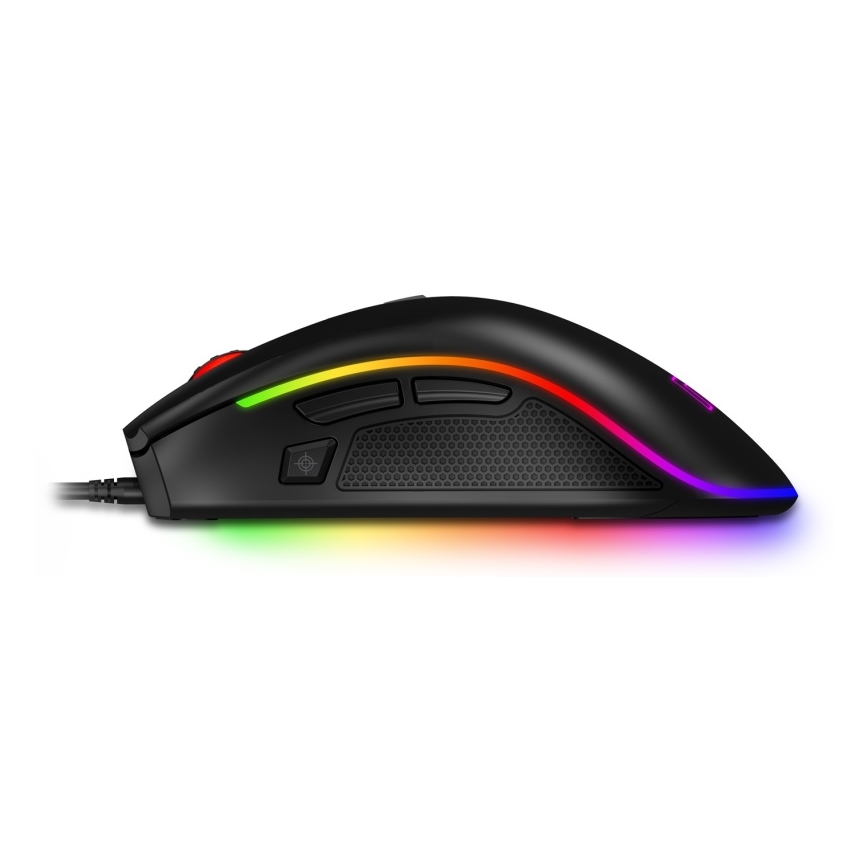 CONNECT IT CMO-3591-BK - LED RGB Juhtmega mängurihiir 500-7200 DPI must