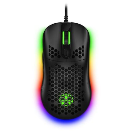 CONNECT IT CMO-5511-BK - LED RGB Juhtmega mängurihiir 200-12800 DPI must