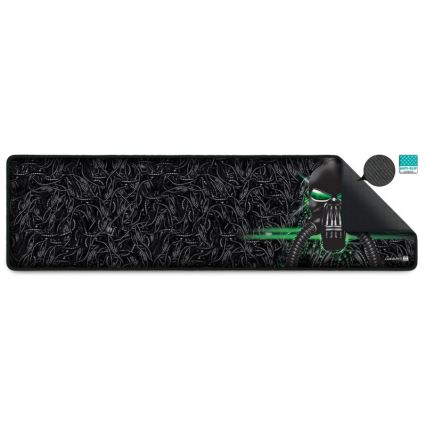 CONNECT IT CMP-1110-LG - Matt klaviatuuri jaoks ja hiir 88,6x24,5 cm must/roheline