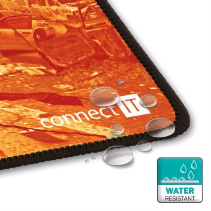 CONNECT IT CMP-1140-LG - Matt klaviatuuri jaoks ja hiir 88,6x24,5 cm oranž
