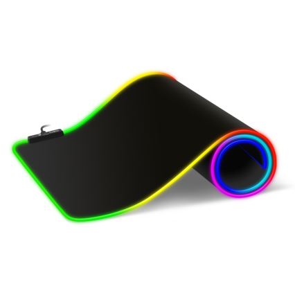 CONNECT IT CMP-3100-LG - LED RGB Mänguri klaviatuur ja hiirematt 80x30 cm must