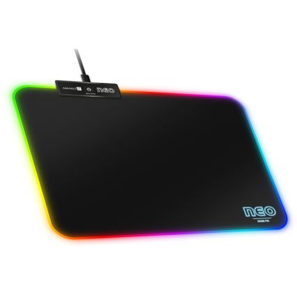 CONNECT IT CMP-3100-SM - LED RGB Mänguri hiirematt 32x24,5 cm must