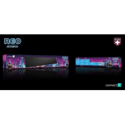 CONNECT IT CMP-3590-LG - Ergonoomiline klaviatuuri matt must