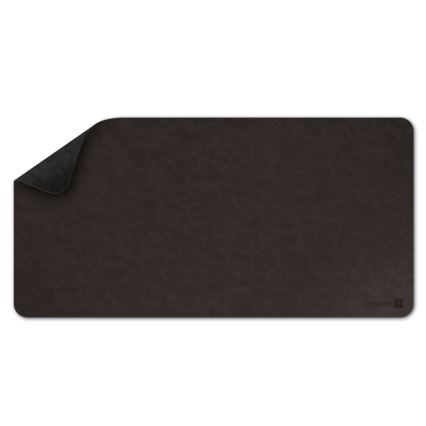 CONNECT IT CMP-4030-LG - Kahepoolselt kasutatav klaviatuuri- ja hiirematt 90x40 cm must/pruun