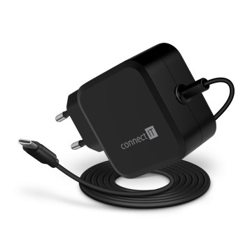 CONNECT IT CNP-1660-BK - Universaalne toiteadapter sülearvutitele USB-C 67W