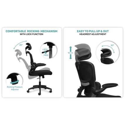 CONNECT IT COC-2500-BK - Kontoritool ForHealth DeltaPro must