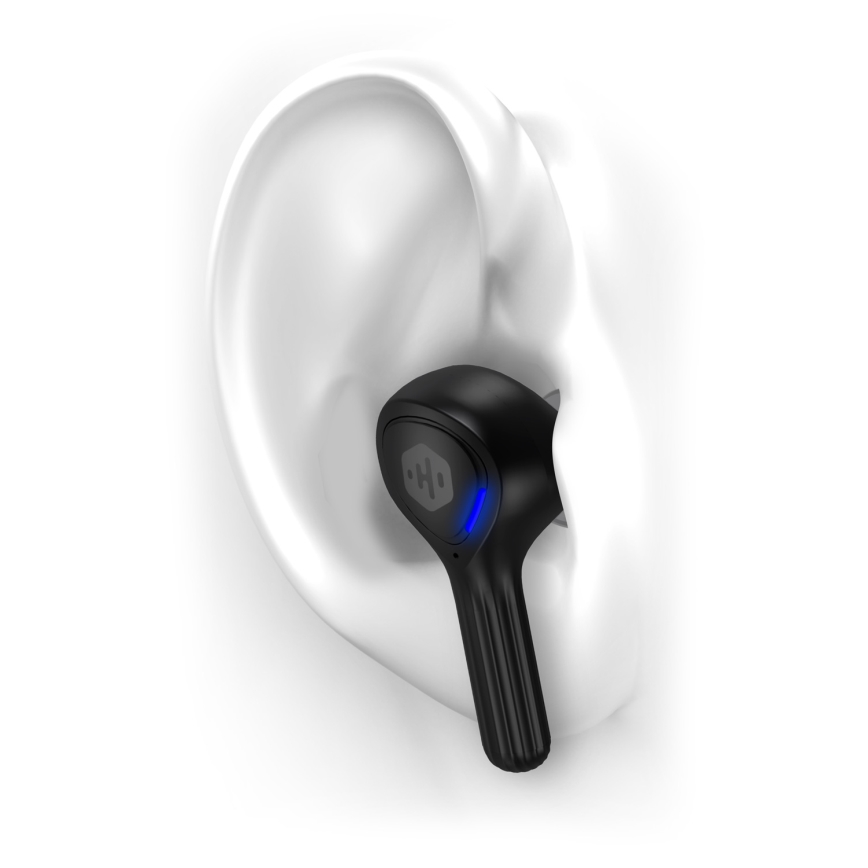 CONNECT IT HEP-5300-BK - Juhtmevaba earphones mikrofoniga 300 mAh must