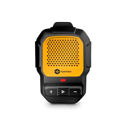 CONNECT IT HSP-1010-BK - Traadita kõlar mikrofoniga ClipBEAT 2W/5V 560 mAh IPX7 must/kollane