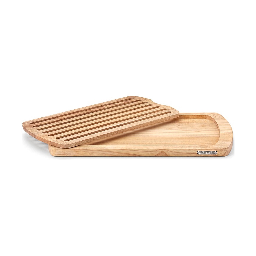 Continenta C3078 - Köögi lõikelaud leiva jaoks 45x26 cm kummi-viigipuu