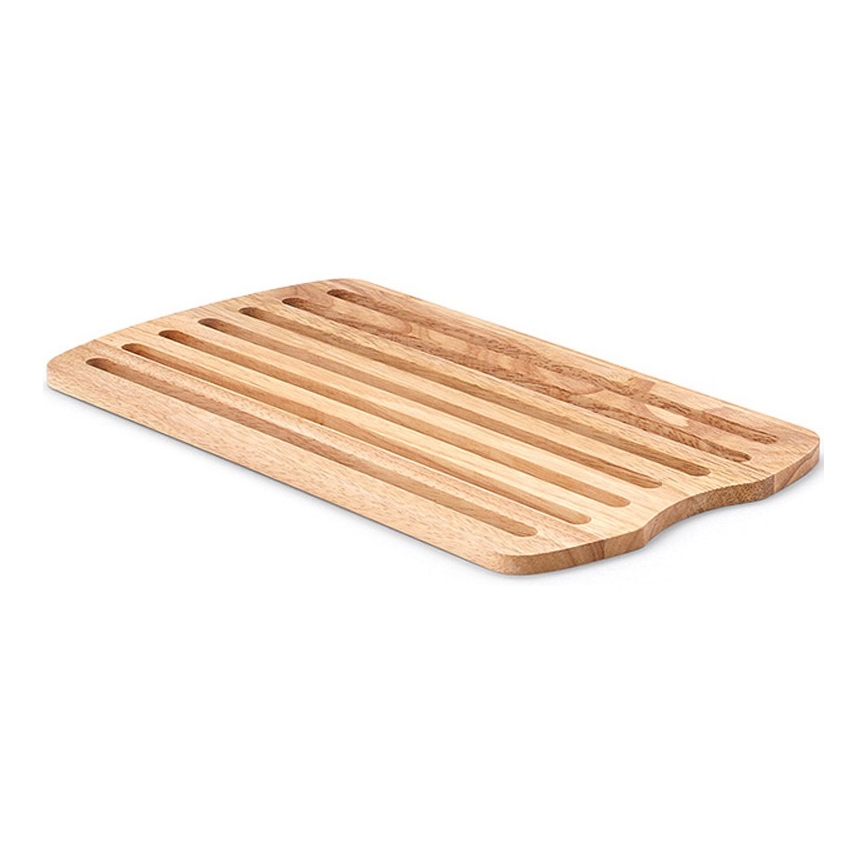 Continenta C3078 - Köögi lõikelaud leiva jaoks 45x26 cm kummi-viigipuu