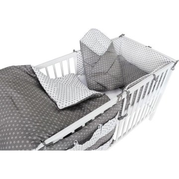 COSING - 10-osaline komplekt vastsündinule Sleeplease hall/valge