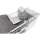 COSING - 9-osaline komplekt vastsündinule Sleeplease hall/valge