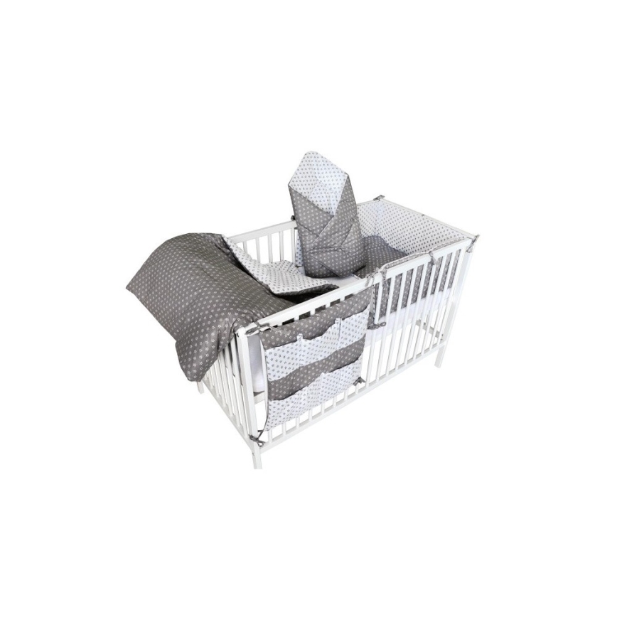 COSING - 9-osaline komplekt vastsündinule Sleeplease hall/valge