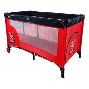 COSING - reisivoodi reguleeritava lamamisasendiga ADAM Zebra Red