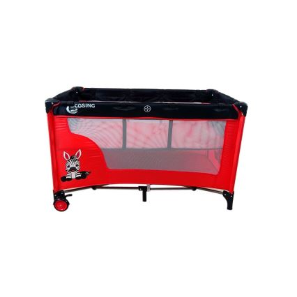 COSING - reisivoodi reguleeritava lamamisasendiga ADAM Zebra Red