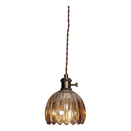 Cottex - Rippvalgusti kaabliga pistikusse NORA 1xE14/5W/230V pruun