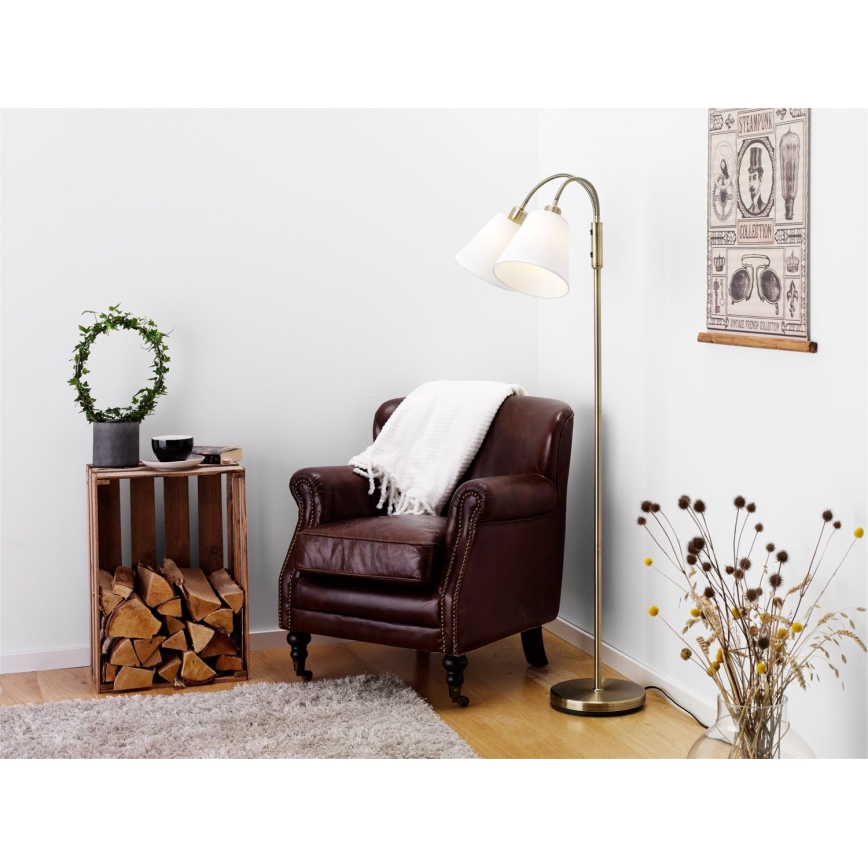 Cottex - Põrandalamp DUETT 2xE27/60W/230V