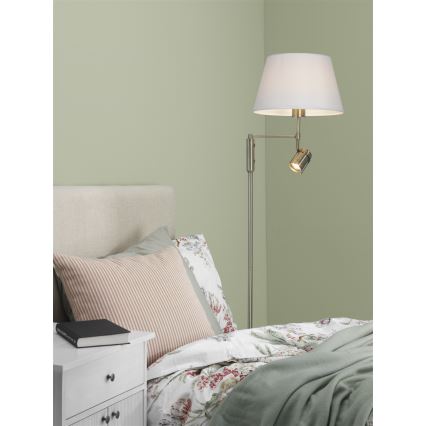 Cottex - Põrandalamp LIBRA 1xE27/60W/230V + GU10/40W