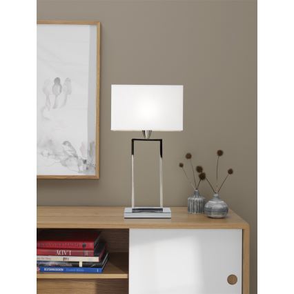 Cottex - KENSINGTON laualamp 1xE14/40W/230V, hõbedane